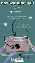 Lade das Bild in den Galerie-Viewer, Dog Walking Bag - Creme