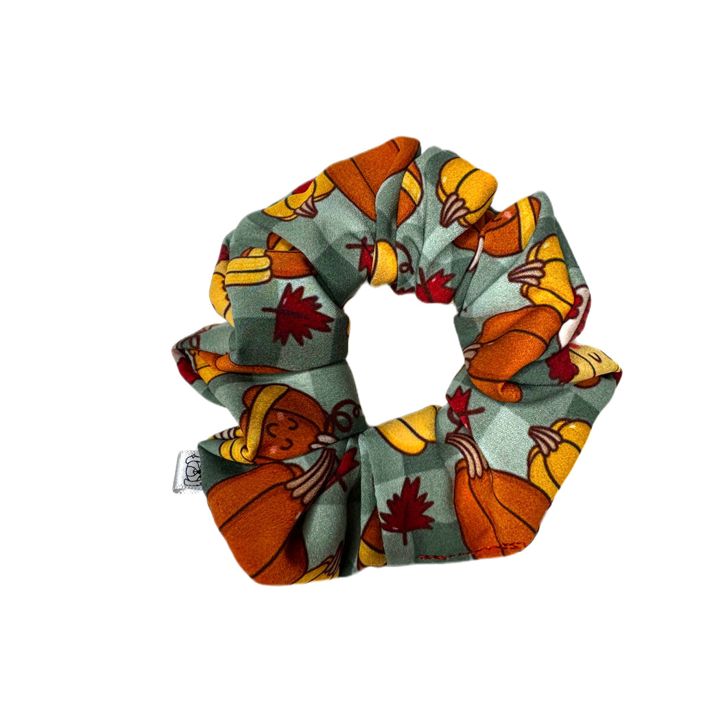 Cosy Pumpkin Patch - Scrunchie