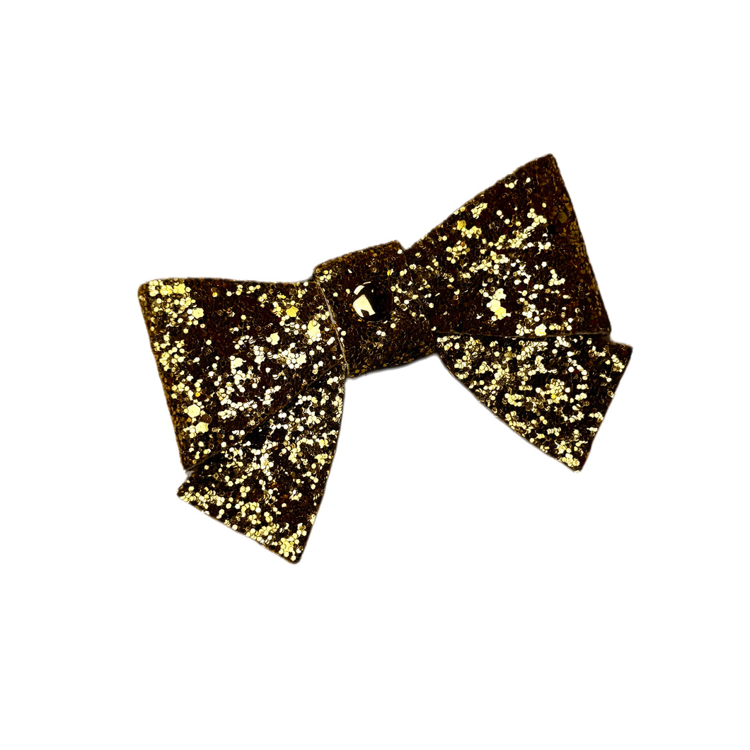 Christmas Glitter Gold - Sailor Bow